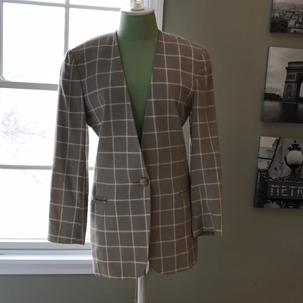 Tan Hugo buscati jacket